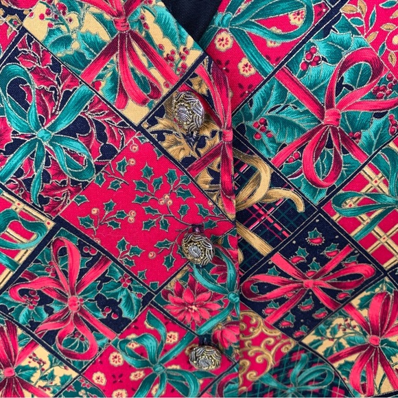 Holiday vest vintage, designer: CAROL ANTONE collection size:medium - Picture 4 of 9